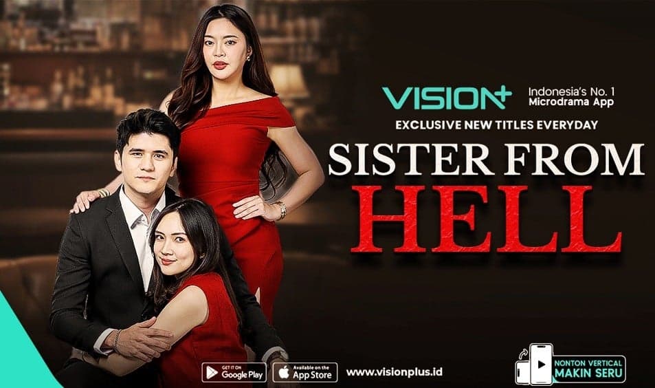 Sinopsis Microdrama VISION+ Sister From Hell, Perjuangan Mili Melawan Fitnah sang Kakak 