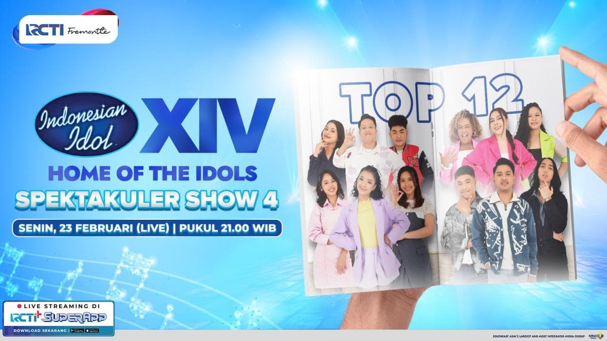 Finalis Termuda Pulang, Top 12 Indonesian Idol Siap Perang di Tema Soundtrack Film