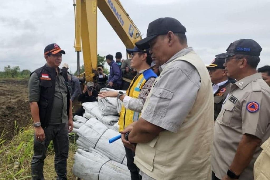 Banjir di Grobogan Berangsur Surut, BNPB Kebut Perbaikan Tanggul Jebol