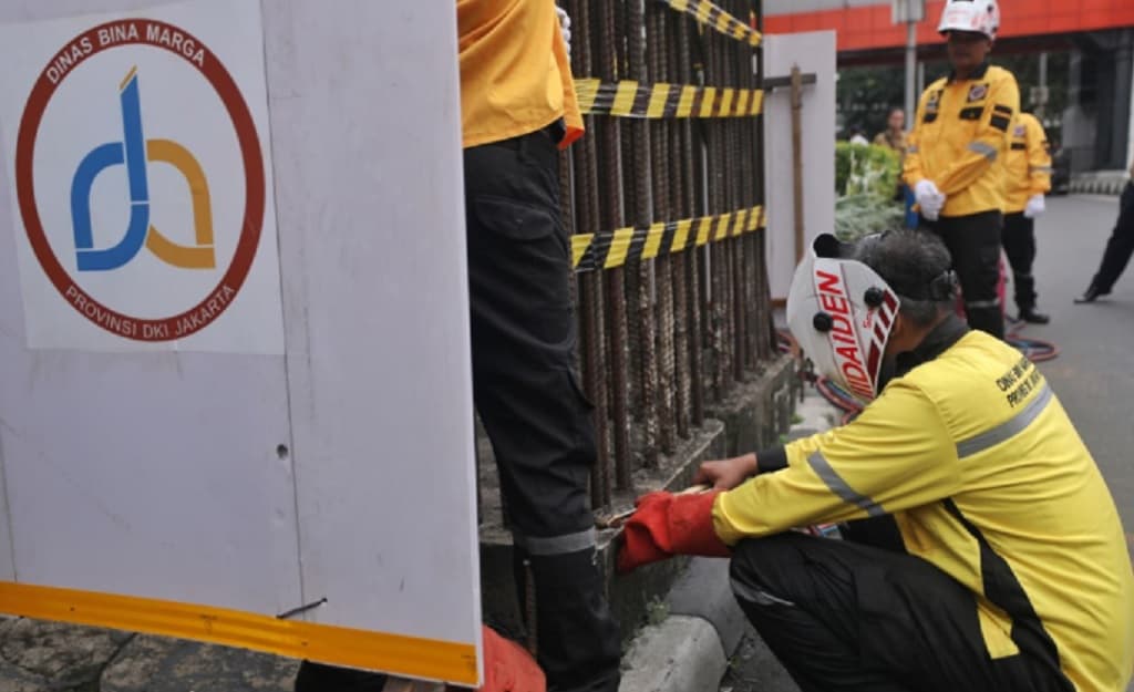 Pembongkaran 109 Tiang Monorel di Rasuna Said Jaksel Rampung, Penataan Kawasan Selesai Juni 2026