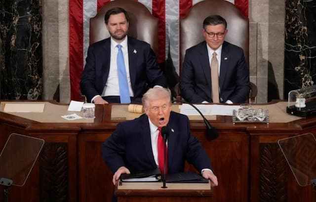 Pidato Kenegaraan AS: Trump Sebut Iran Sedang Bikin Rudal Bisa Capai Amerika