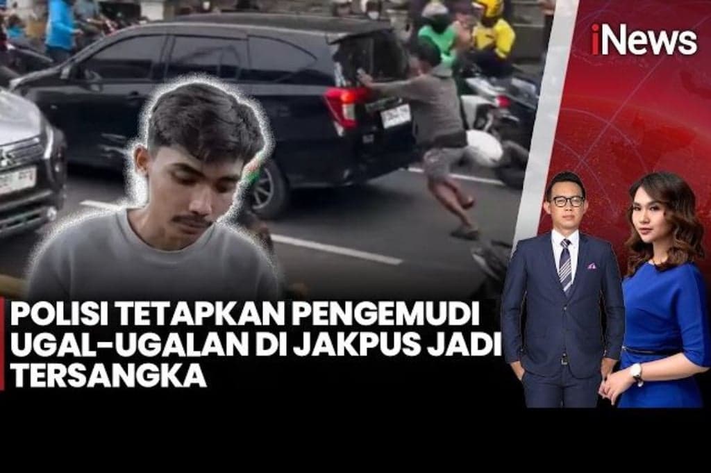 Pengemudi Ugal-ugalan Lawan Arah di Gunung Sahari Jakpus Jadi Tersangka