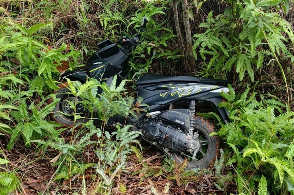 Berkat Pasang GPS, Motor Hilang Dicuri Ditemukan di Semak-Semak