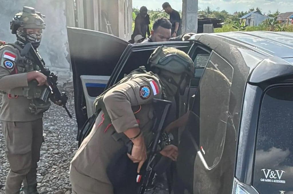 Sebar Propaganda KKB di Medsos, Pria di Mimika Ditangkap Satgas Damai Cartenz