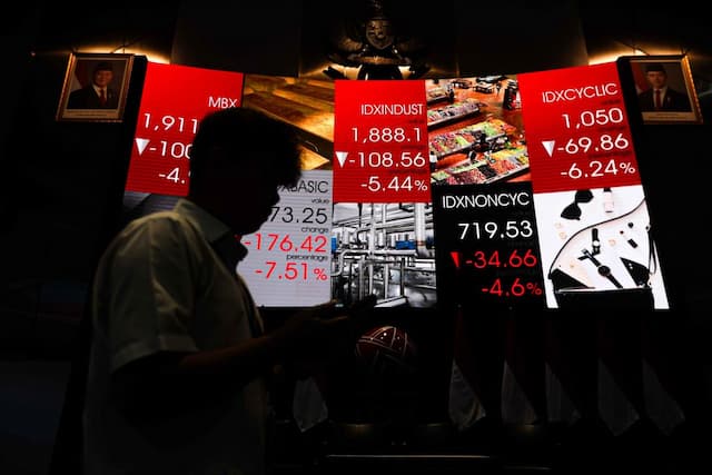 483 Saham Melemah, IHSG Hari Ini Ditutup Terkoreksi ke 7.362