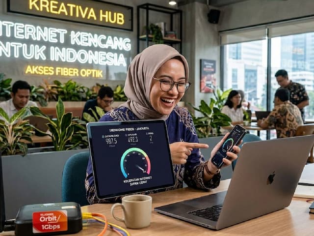 Internet Indonesia Makin Ngebut! Skor Konektivitas Capai 68,06 di Akhir 2025