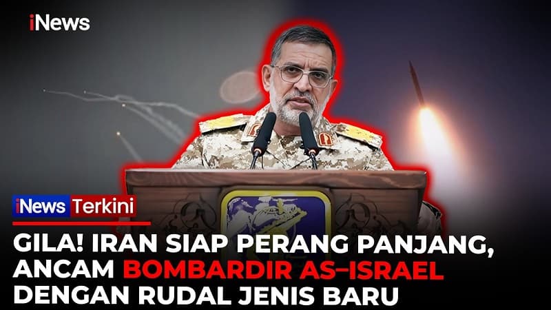 Iran Siap Perang Panjang, Ancam Bombardir AS-Israel dengan Rudal Jenis Baru!