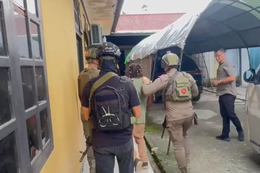 Satgas Damai Cartenz Tangkap Perampas Senpi Tewaskan 2 Orang di Mile 50 Tembagapura