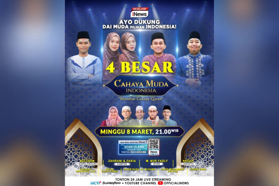 Babak 4 Besar Cahaya Muda Indonesia Makin Sengit, Dai Muda Siap Rebut Tiket Grand Final!
