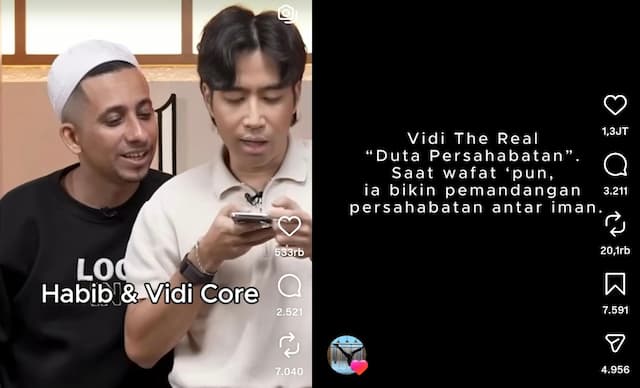 Habib Jafar Beri Vidi Aldiano Gelar Duta Persahabatan, Satukan Banyak Perbedaan