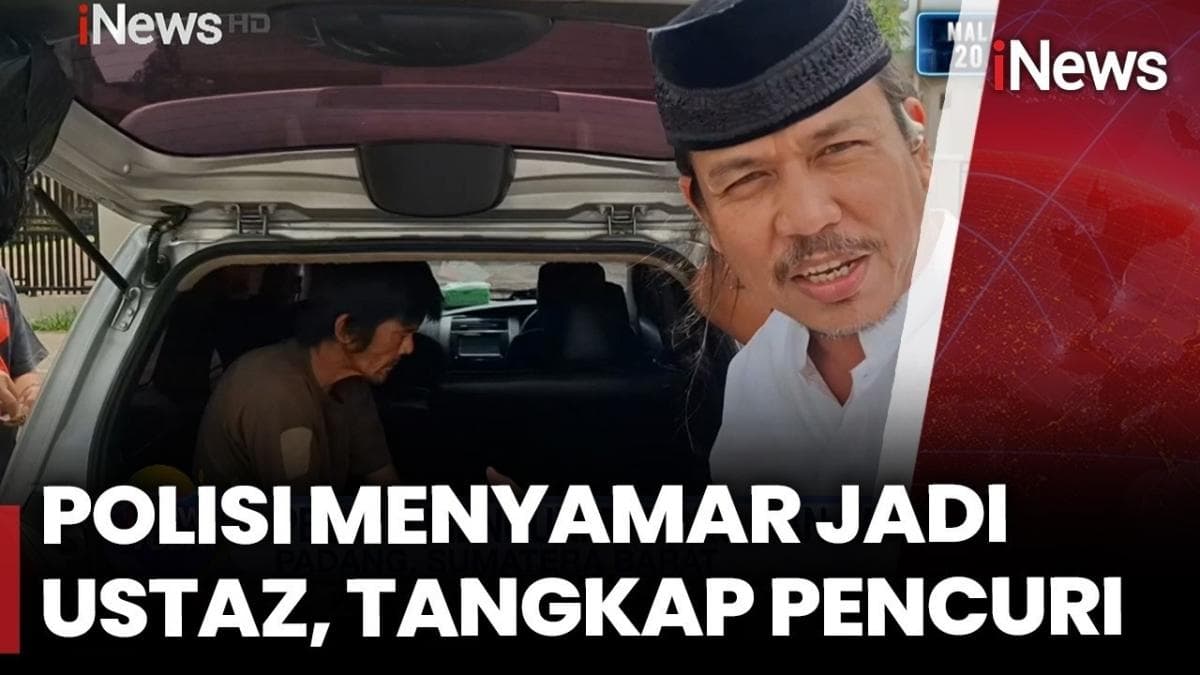 Menyamar sebagai Ustaz, Polisi Tangkap Residivis Kasus Pencurian di Padang