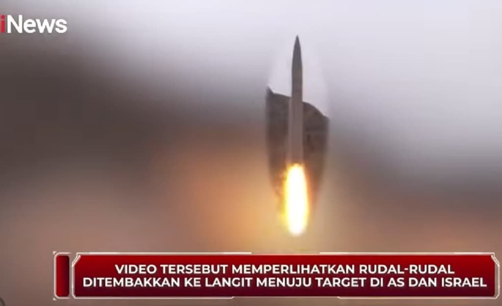 Iran Luncurkan Rudal Penghancur 1 Ton ke Wilayah Israel dan Pangkalan AS