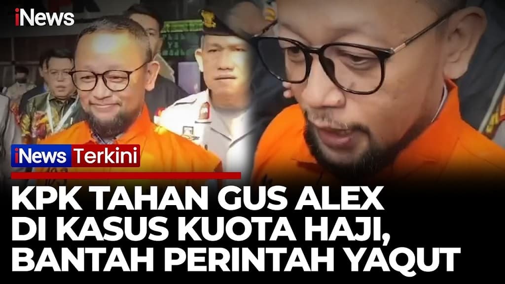 Potret Gus Alex Tersenyum saat Kenakan Rompi Oranye, Resmi Ditahan KPK