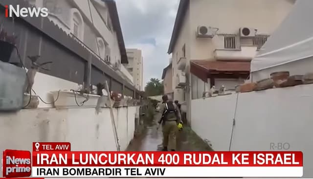 Iran Hujani Israel dengan 400 Rudal Balistik, Ribuan Orang Jadi Korban