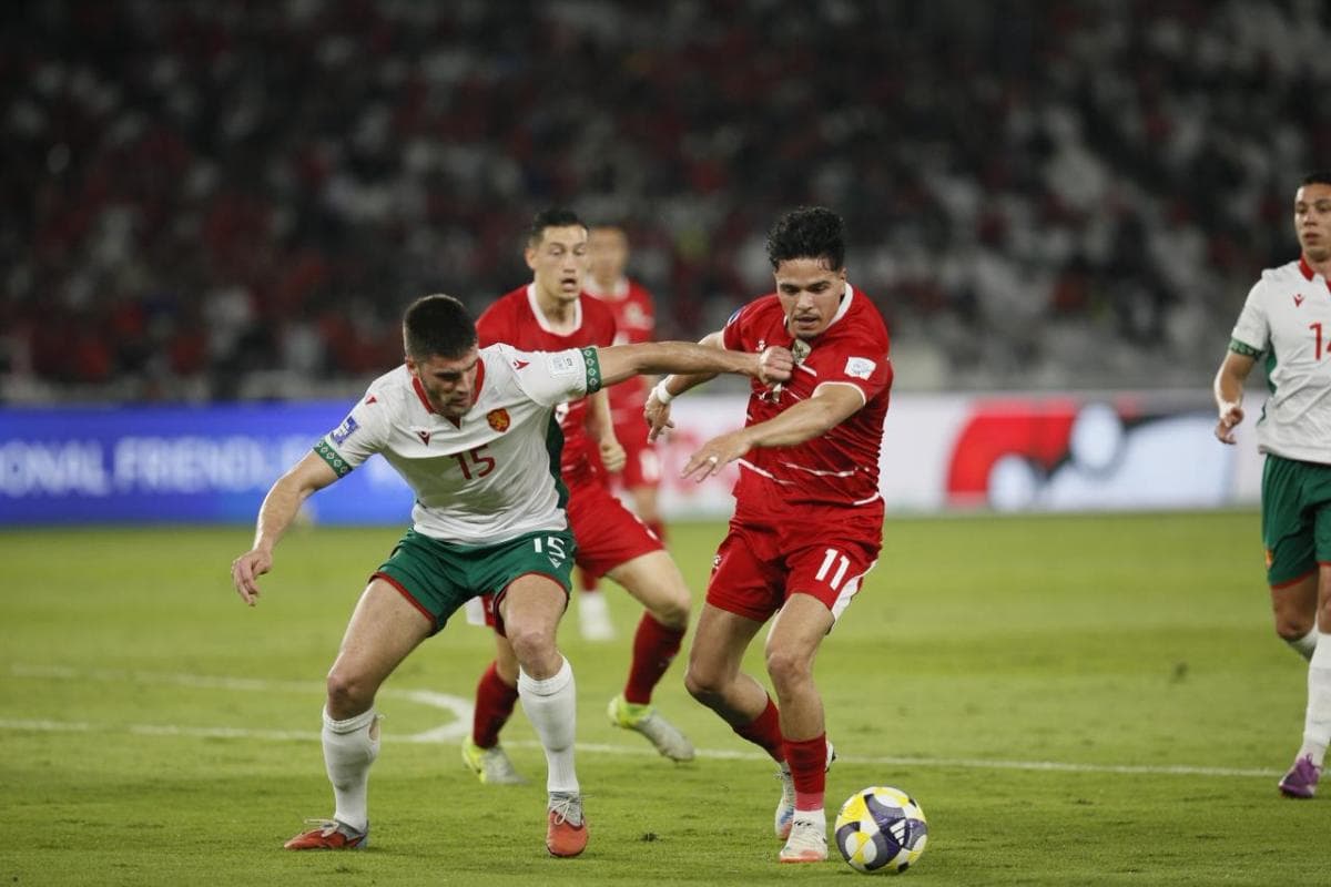 Hasil Timnas Indonesia Vs Bulgaria: Dominan 90 Menit, Garuda Kalah Tipis
