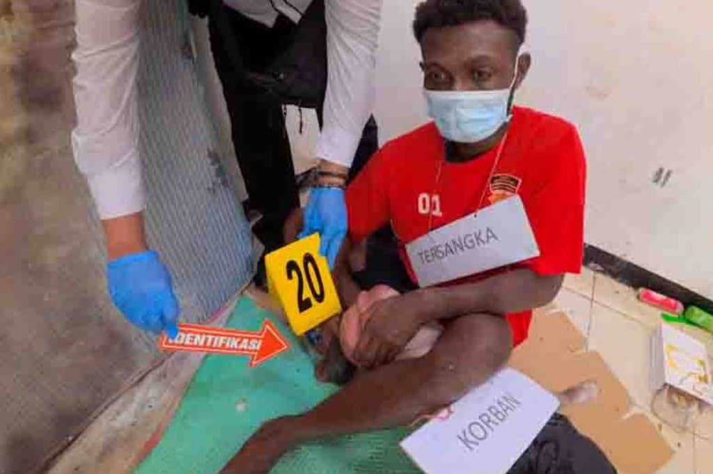 Pembunuhan di Teluk Wondama, Berawal dari Michat Korban Dihantam Pakai Ulekan