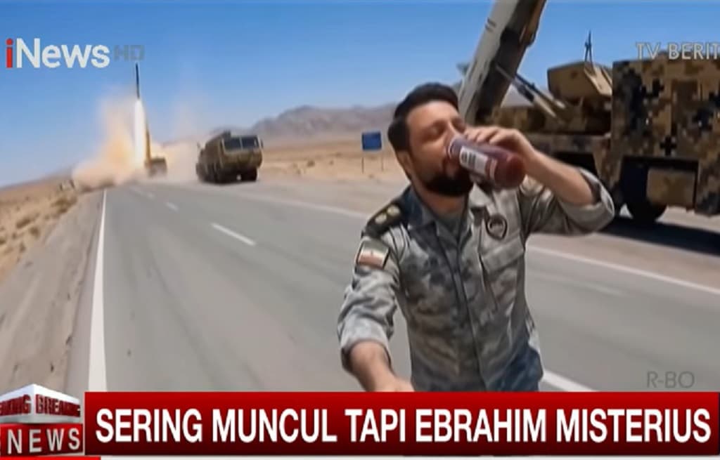 Sosok Ibrahim Zulfagori, Tentara Iran yang Viral Main Skateboard saat Rudal Meluncur!