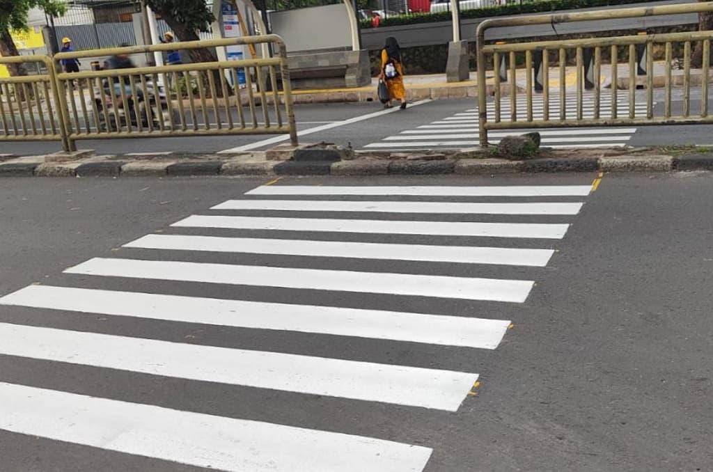 Pemprov DKI Kebut Penataan Zebra Cross Tebet usai Viral Gambar Pac-Man, 2 Lokasi Rampung
