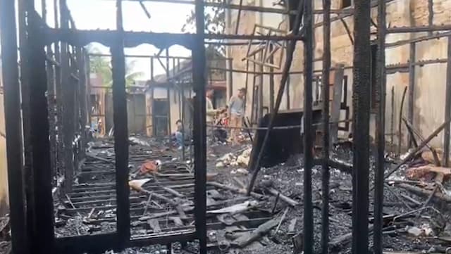 Kebakaran Hebat di Banjarbaru, 5 Rumah dan 6 Motor Hangus Dilalap Api