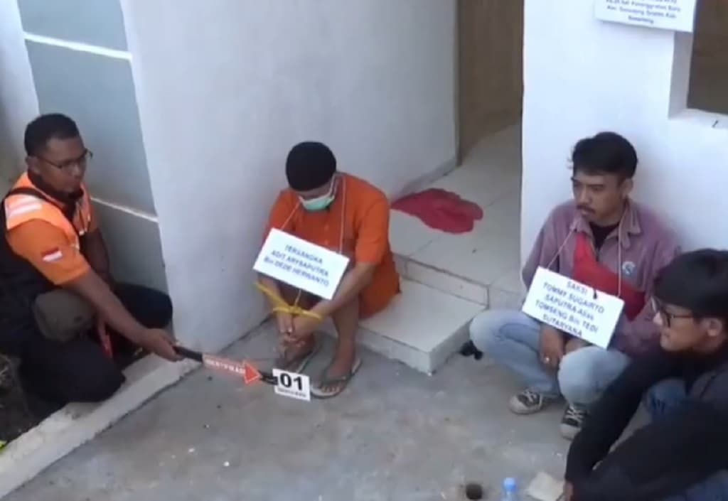 Rekonstruksi Pembunuhan Modus COD di Sumedang, Istri Korban Minta Tersangka Dihukum Mati