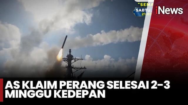 Siapkan Serangan Darat, AS Klaim Perang Dirediksi Selesai 2-3 Pekan ke Depan