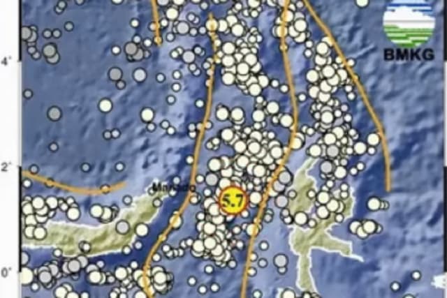 Gempa Susulan M 5,7 Guncang Jailolo Maluku Utara, Berpusat di Laut