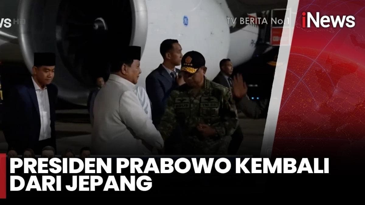Tiba di Tanah Air, Prabowo Bawa Oleh-Oleh Investasi Rp575 Triliun dari Jepang-Korsel