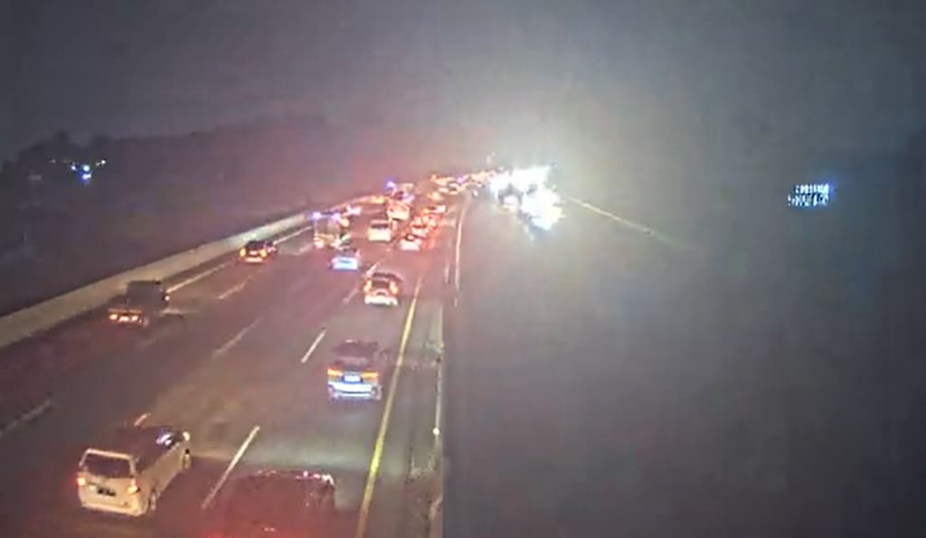 Lalu Lintas Normal, Contraflow di KM 55-47 Tol Jakarta-Cikampek Disetop