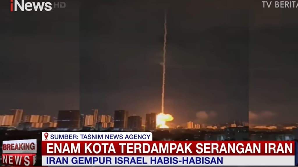 6 Kota di Israel Porak-poranda Dihujani Rudal Iran, Apartemen hingga Pabrik Hancur