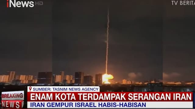 6 Kota di Israel Porak-poranda Dihujani Rudal Iran, Apartemen hingga Pabrik Hancur