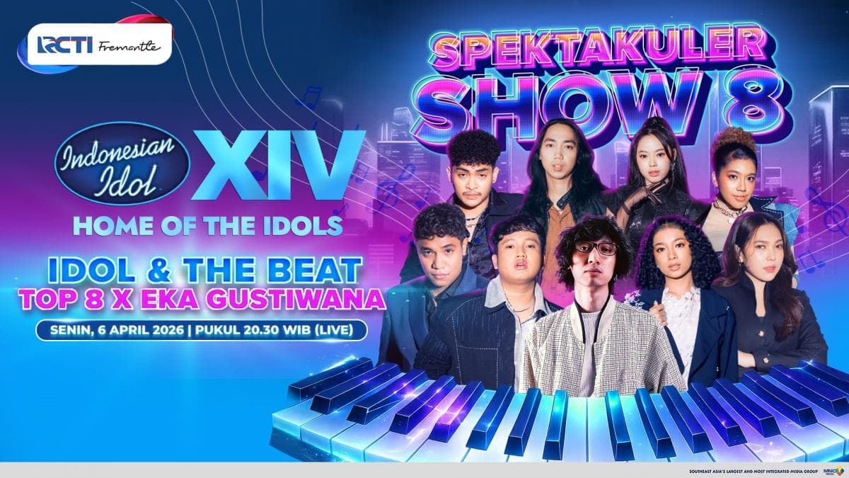 Spektakuler Show 8 Indonesian Idol Hadirkan Kolaborasi Bareng Eka Gustiwana