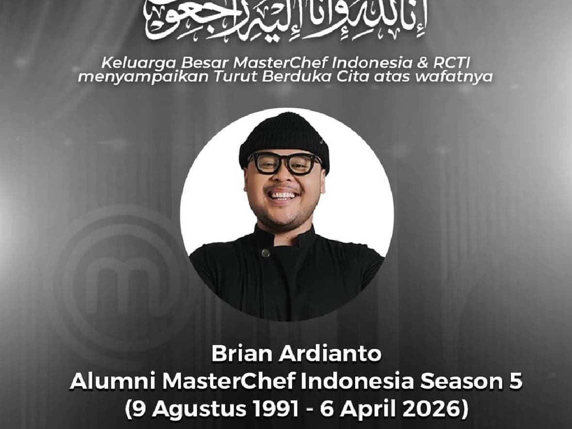 Innalillahi, Brian Ardianto MasterChef Indonesia Meninggal Dunia