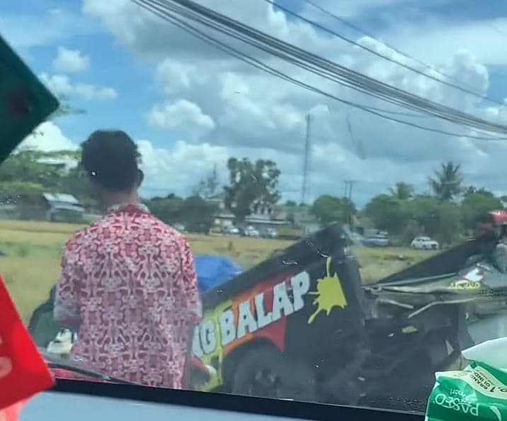 Kecelakaan Maut di Pringsewu, Mobil Pikap Tabrak Motor Tewaskan 2 Orang