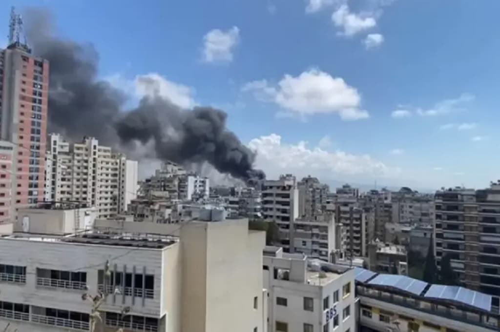 Brutal! Israel Bombardir Beirut Lebanon Tanpa Peringatan
