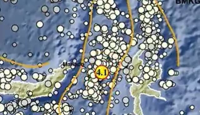 Gempa Terkini M 4,1 Guncang Jailolo Maluku Utara, Dirasakan Kuat hingga Batang Dua