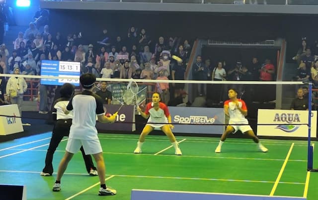 Samuel Cipta/Nabila Taqiyah Kalahkan Bertrand Peto/Rara Sudirman di Sportstive+ Edition Badminton