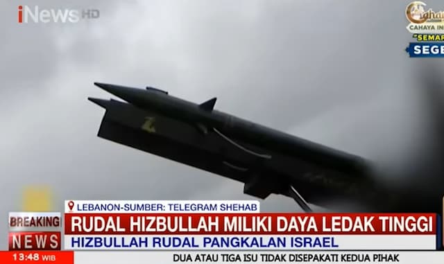 Hizbullah Balas Dendam, Pangkalan AL Israel Dibombardir Rudal Berdaya Ledak Tinggi