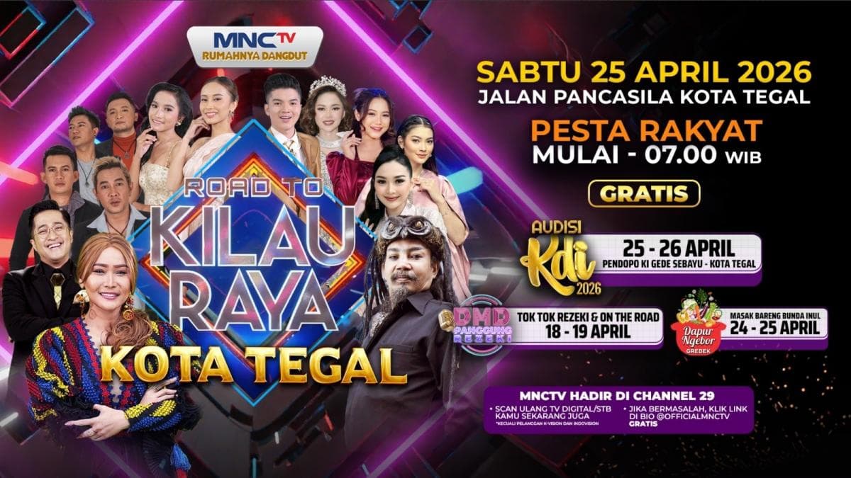 MNCTV Lebih Dekat dengan Pemirsa Hadirkan Road To Kilau Raya di Kota Tegal