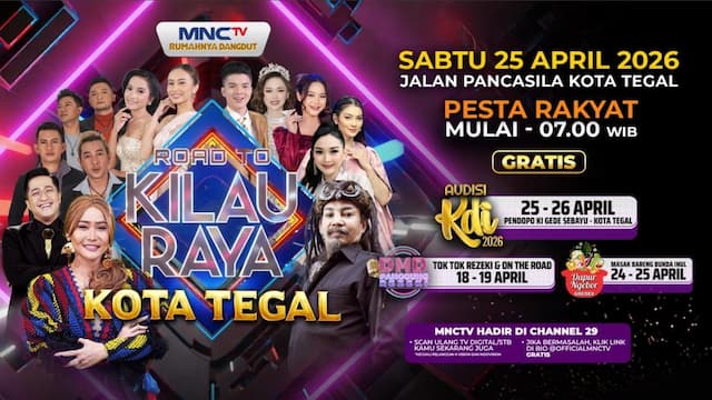 MNCTV Lebih Dekat dengan Pemirsa Hadirkan Road To Kilau Raya di Kota Tegal