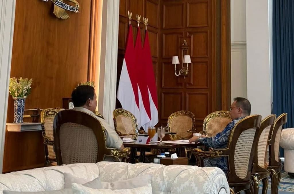 Prabowo Bertemu Dasco di Istana, Bicara 4 Mata soal Kondisi Politik-Ekonomi Terkini