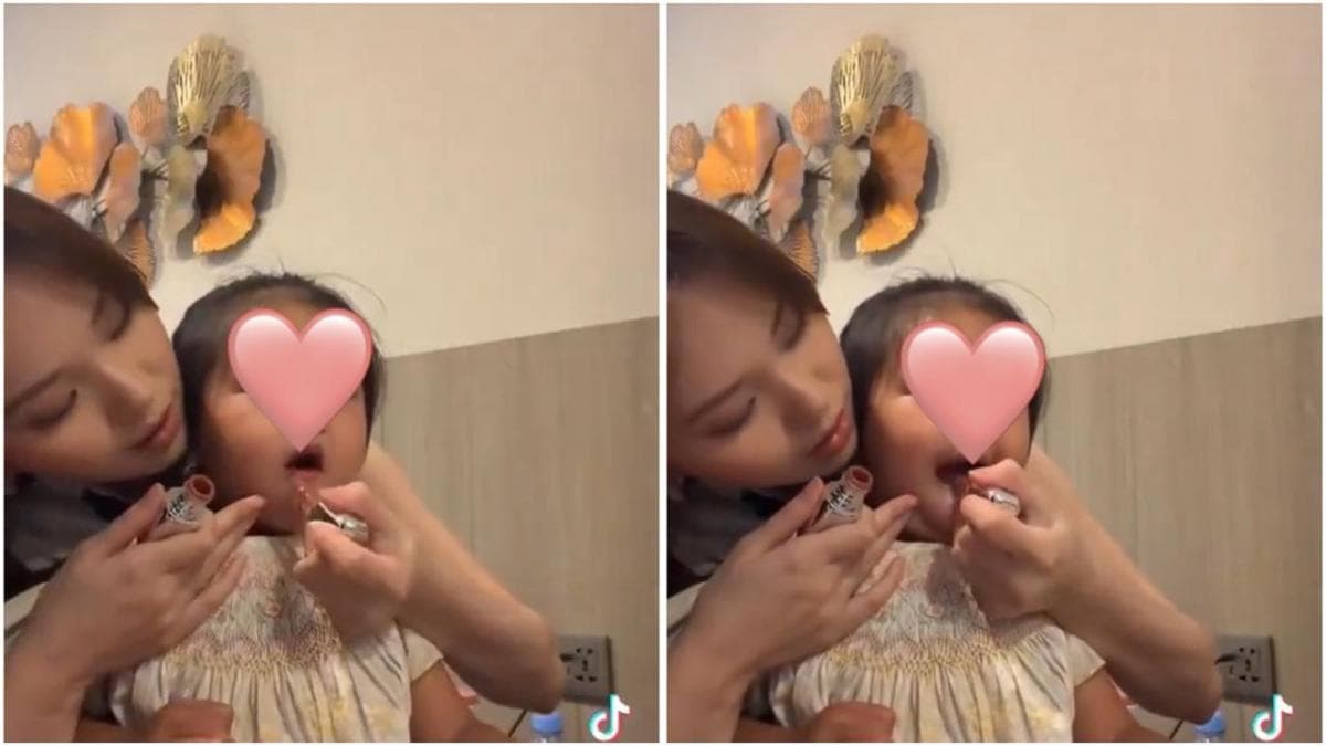 Viral Video Jule Pakaikan Liptint Dewasa ke Anaknya, Netizen Murka!