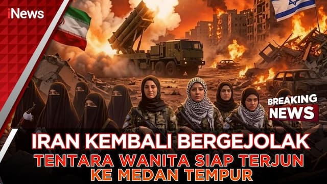 Iran Terus Memanas! Tentara Wanita Siap Terjun ke Medan Tempur Lawan AS dan Israel