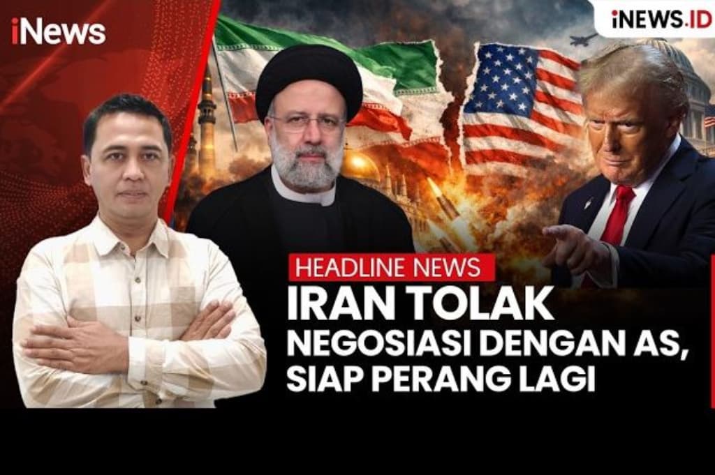 Iran Tolak Negosiasi dengan AS, Siap Perang Lagi 
