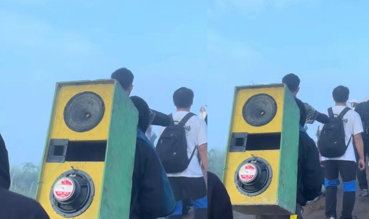 Viral Pendaki Gunung Bawa Sound System Besar, Netizen Protes: Emang Boleh? Viral Pendaki Gunung Bawa Sound System Besar, Netizen Protes: Emang Boleh?