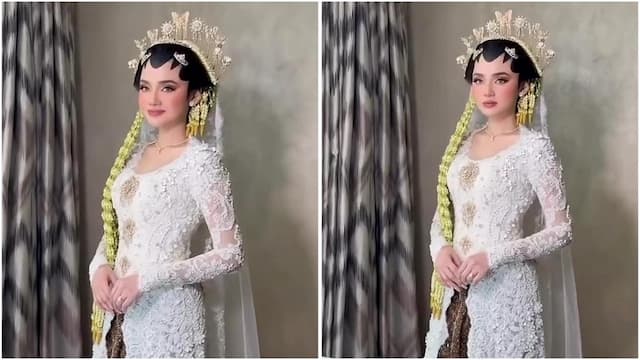 Potret Syifa Hadju Kenakan Kebaya Putih di Akad Nikah, Real Bidadari!