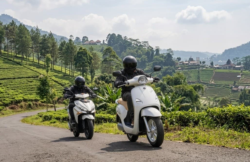 Uji Nyali Motor Listrik Yadea Dijajal Bandung-Bogor Sekali Cas, Bagaimana Hasilnya?