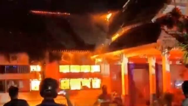 Kebakaran Kantor Dishub Babel, Polisi Selidiki Sumber Api