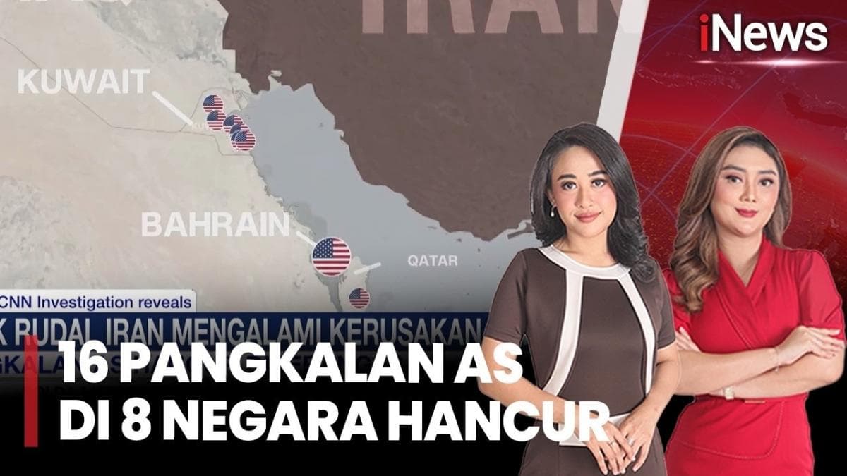 Terungkap, 16 Pangkalan Militer Amerika di Timur Tengah Hancur Lebur