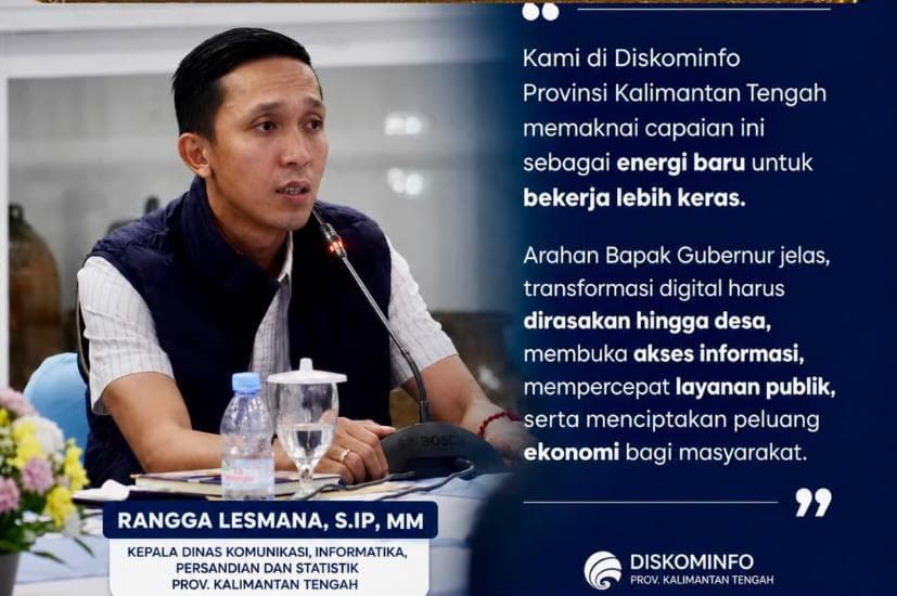 Digitalisasi Kalteng Tembus Panggung Nasional, Masuk Nominasi Digital Innovation Awards 2026