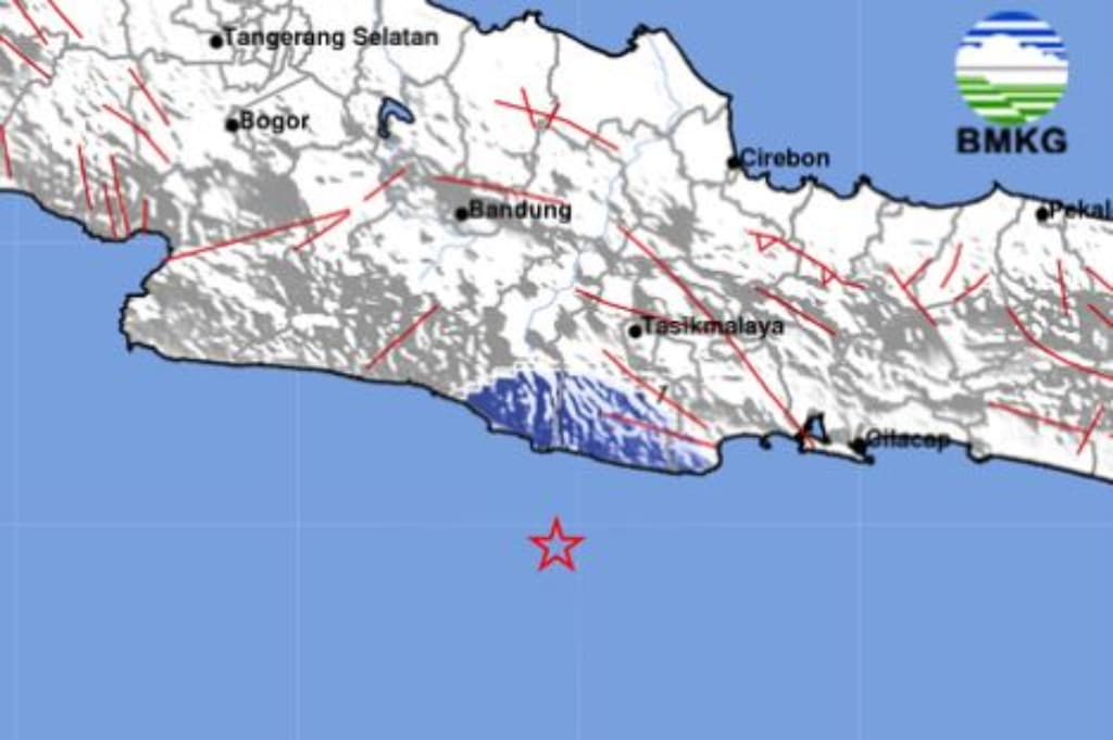Gempa Hari Ini Guncang Pangandaran, Berkekuatan Magnitudo 4,2